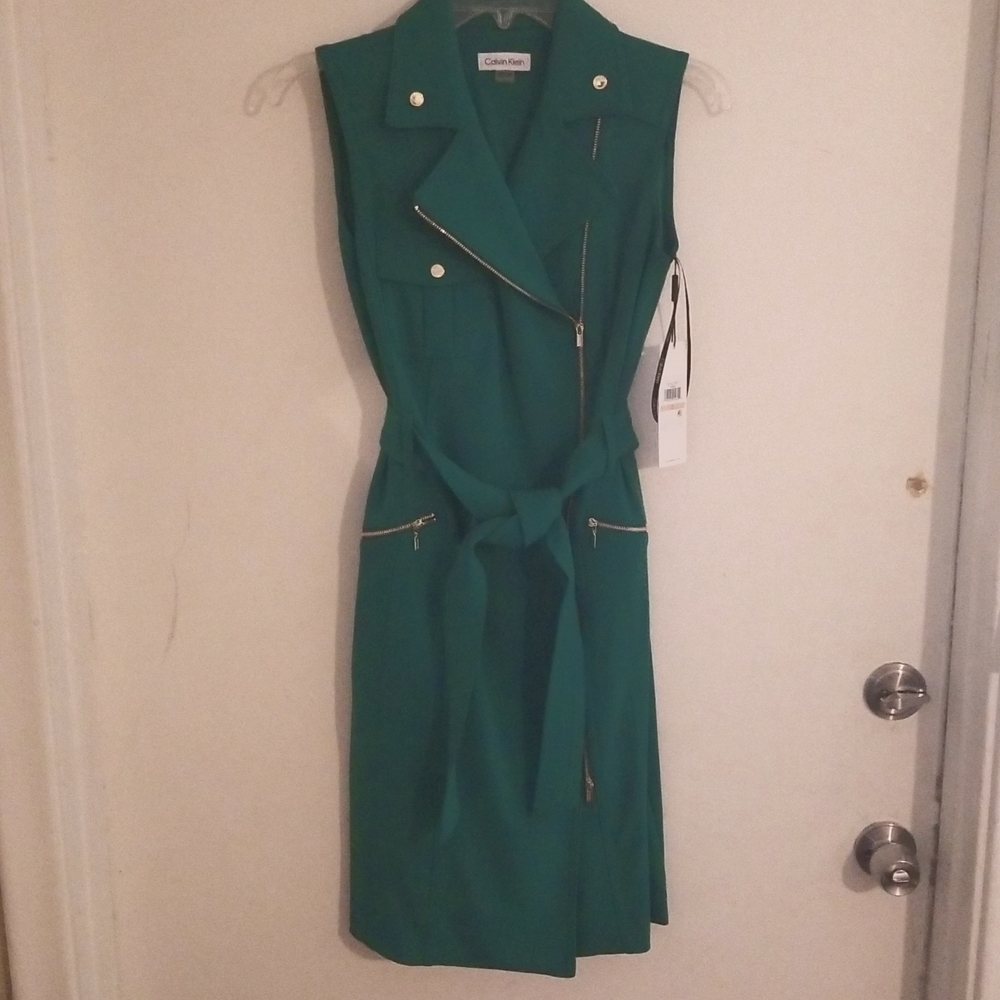 Calvin Klein S2 Green Business Dress
